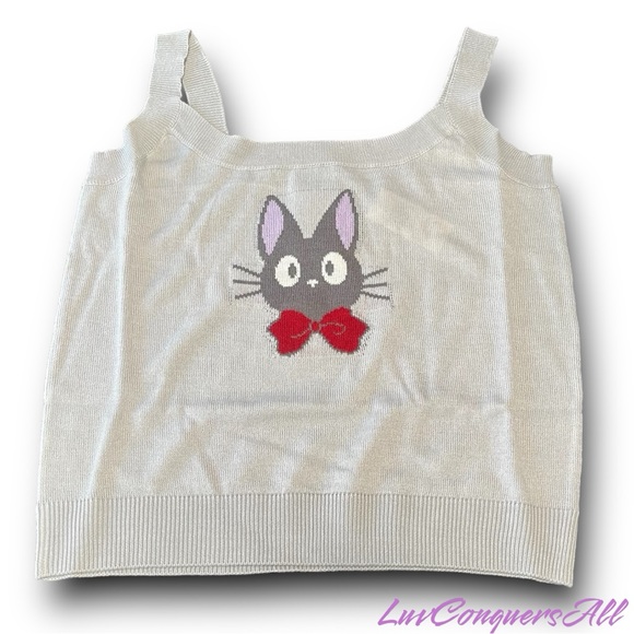 Studio Ghibli Tops - Studio Ghibli Kiki's Delivery Service Jiji Women's Tank Top